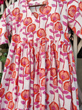 Cotton Floral Printed Dress