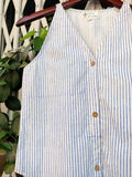 Striped Sleeveless Shirt