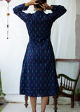 Blue Pepper Ikat Dress